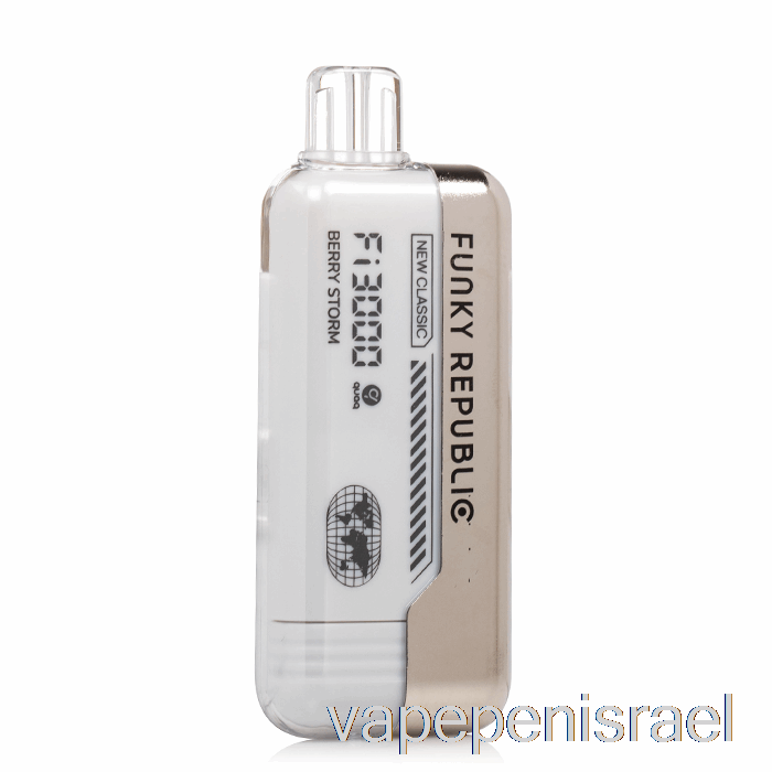 חד פעמי Vape Israel Funky Republic Fi3000 סערת פירות יער חד פעמית